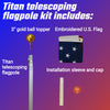 Titan Telescoping Flagpole Kit